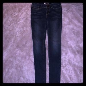 Dark blue skinny jeans